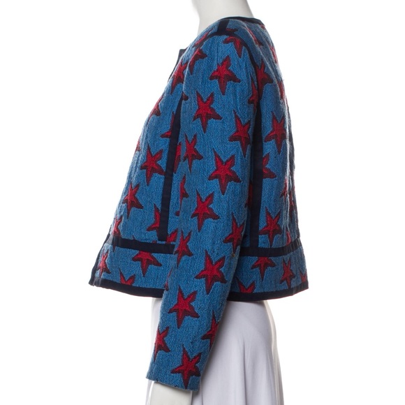 Sandro Star Print Jacket - Picture 2 of 5